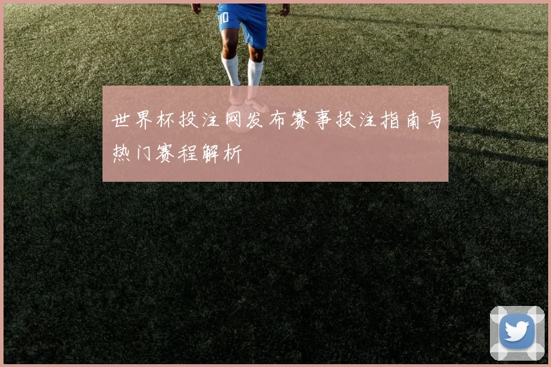世界杯投注网发布赛事投注指南与热门赛程解析